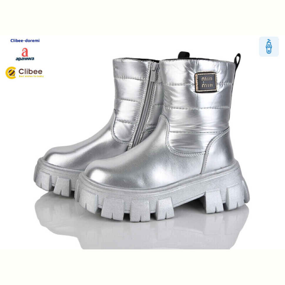 Сапоги Clibee-Doremi H568-1 silver