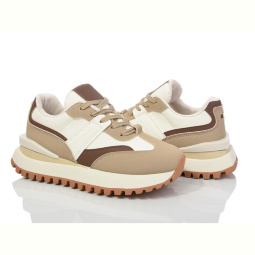 Кроссовки Violeta 149-63 beige-khaki