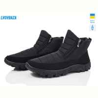 Дутики Lvovbaza B&R014 чорний