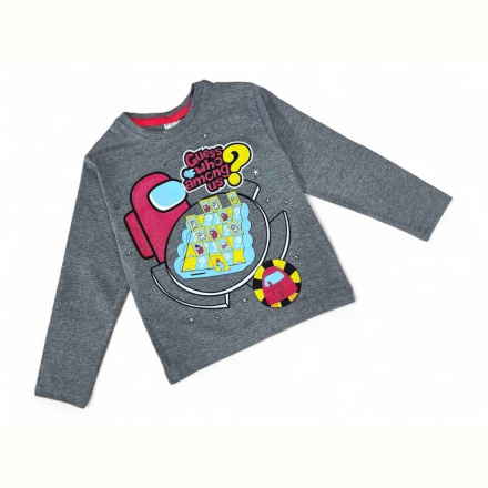 Батник Kids-modnik 4389 сірий міньйон