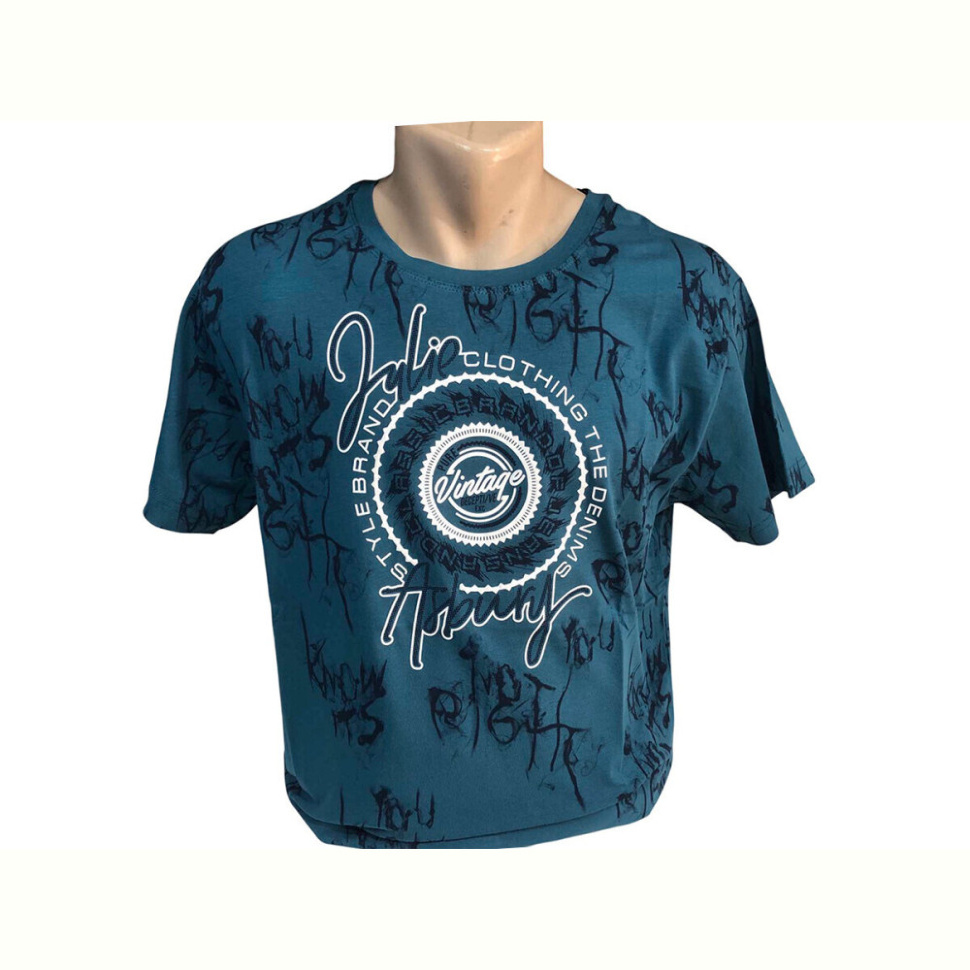 Футболка TurkishBrend 23008 бірюзовий