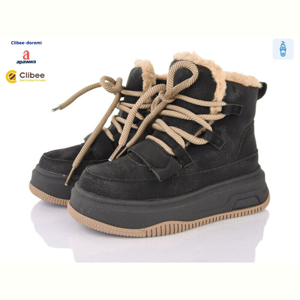 Ботинки Clibee-Doremi HB597-1 black