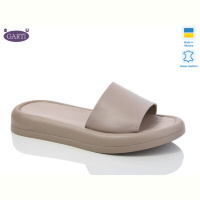 Шлепки Garti 0197 беж шкіра