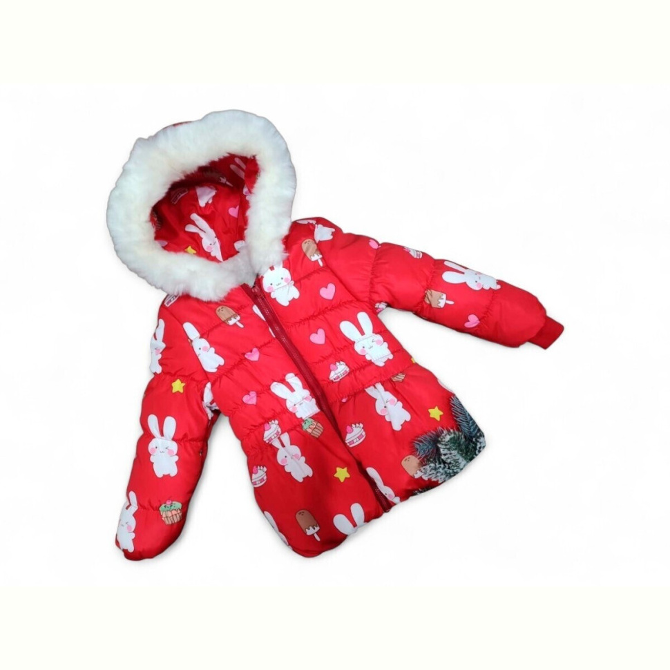 Куртка Kids-modnik S833 червоний єврозима Куртка Kids-modnik S833 червоний єврозима