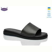 Шлепки Garti 97 коричнева шкіра