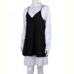 Платье Gelsomino 21-25011 black-white