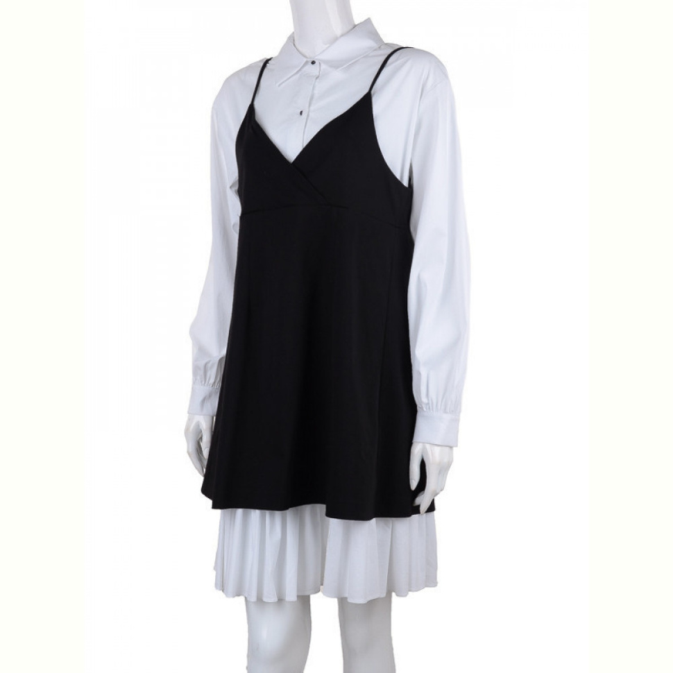 Платье Gelsomino 21-25011 black-white