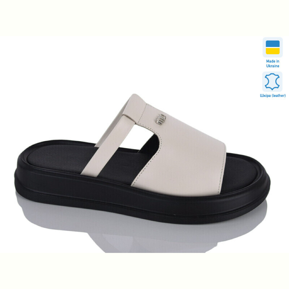 Шлепки Sali 741 беж к.