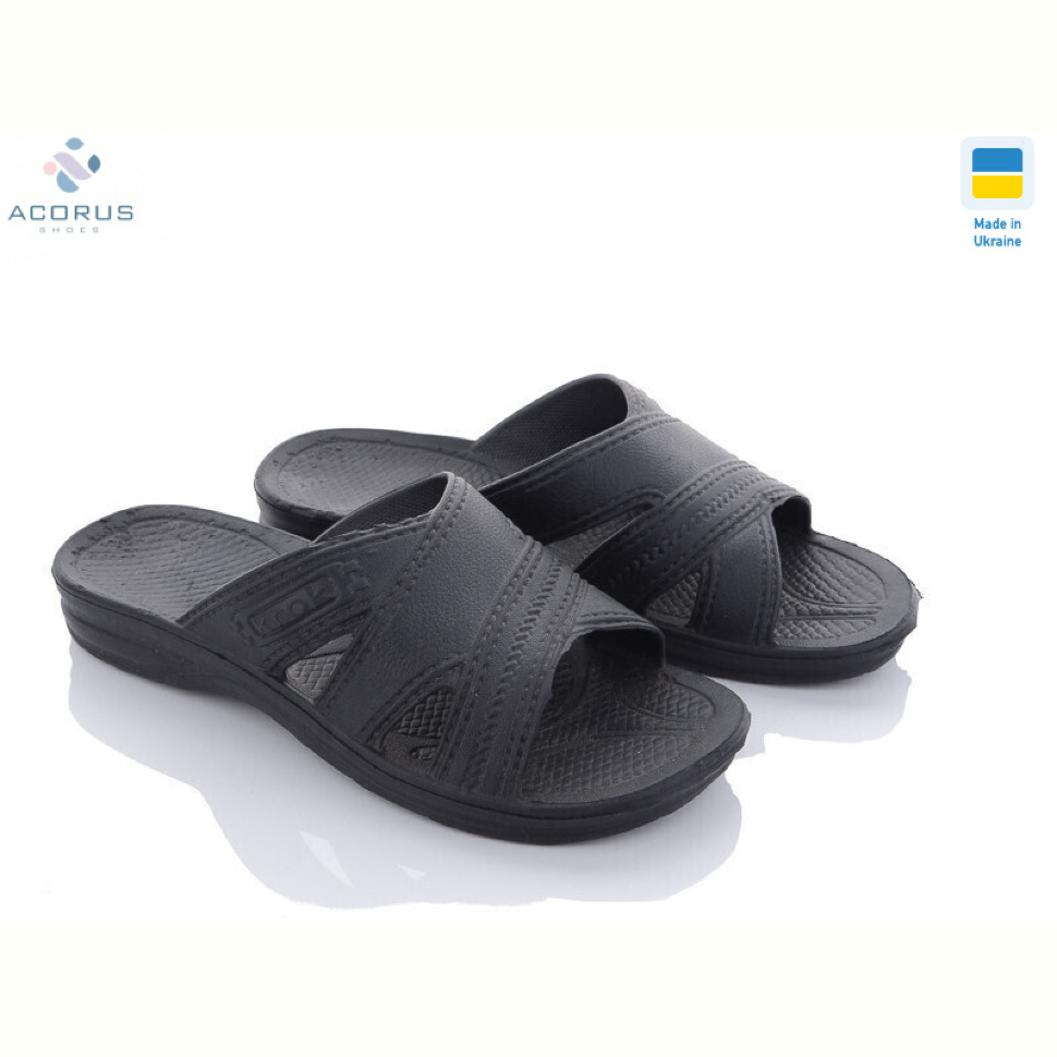Шлепки Acorus C54 чорний