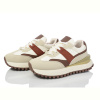 Кроссовки Violeta 149-63 beige-red