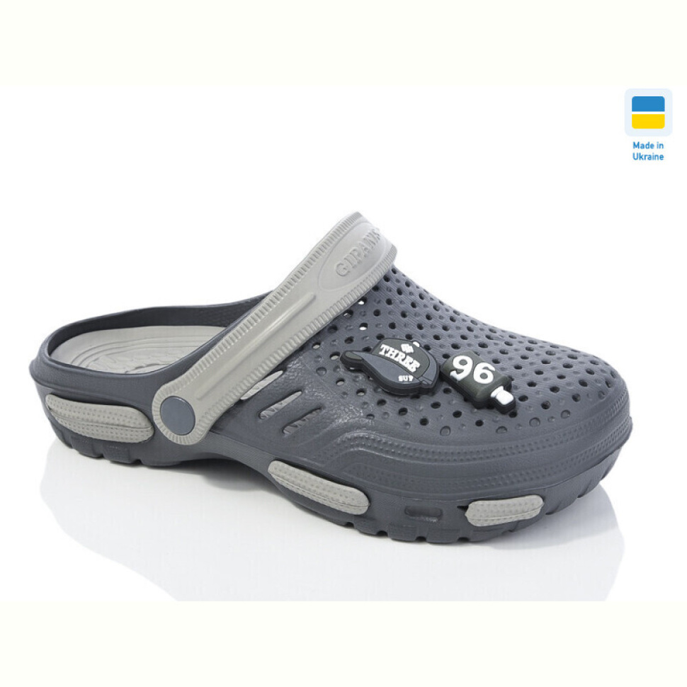 Кроксы DeMur CD48 сірий