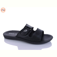 Шлепки Jumay SP Magic липучка чорний