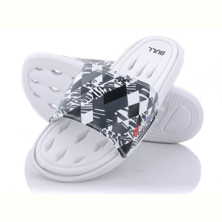 Шлепки Obuvok R021 (w43) white-black
