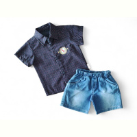 Костюм Kids-modnik 118 баклажановий джинсовий