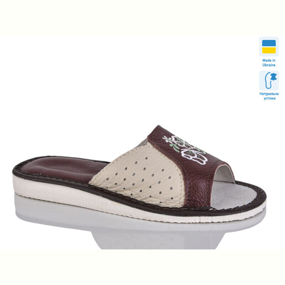 Шлепки Lot Shoes 1-4 бордовий