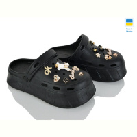 Кроксы Golden Lion 156-1 чорний