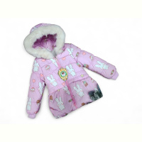 Куртка Kids-modnik S833 бузковий єврозима