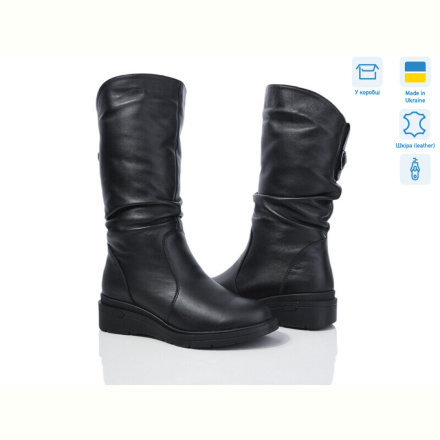 Сапоги Mona Lisa 912T чорний к.