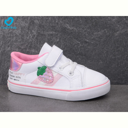 Кроссовки Comfort-baby 8023-1 біло-рожевий