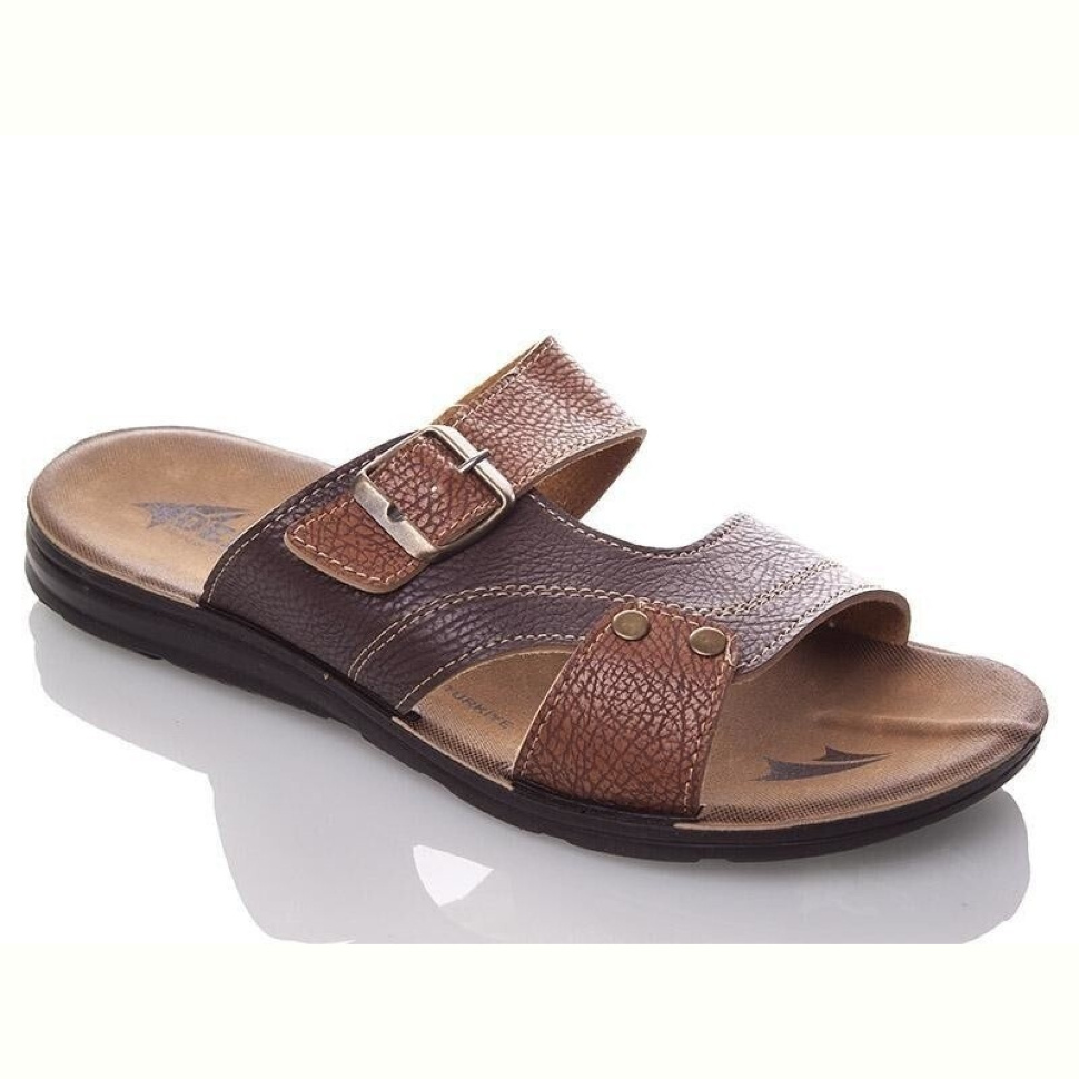 Шлепки DeMur MK2026-2-6834 brown-camel