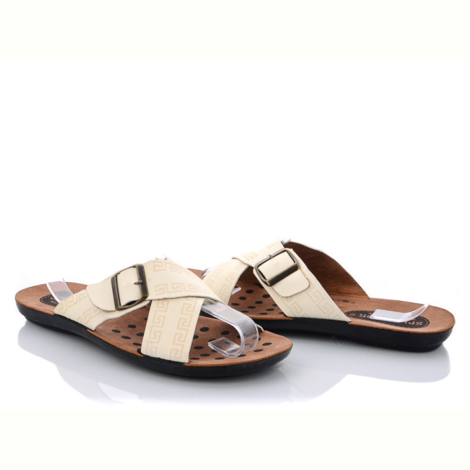 Шлепки Selena 0-7180 беж