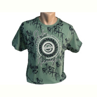 Футболка TurkishBrend 23008 зелений