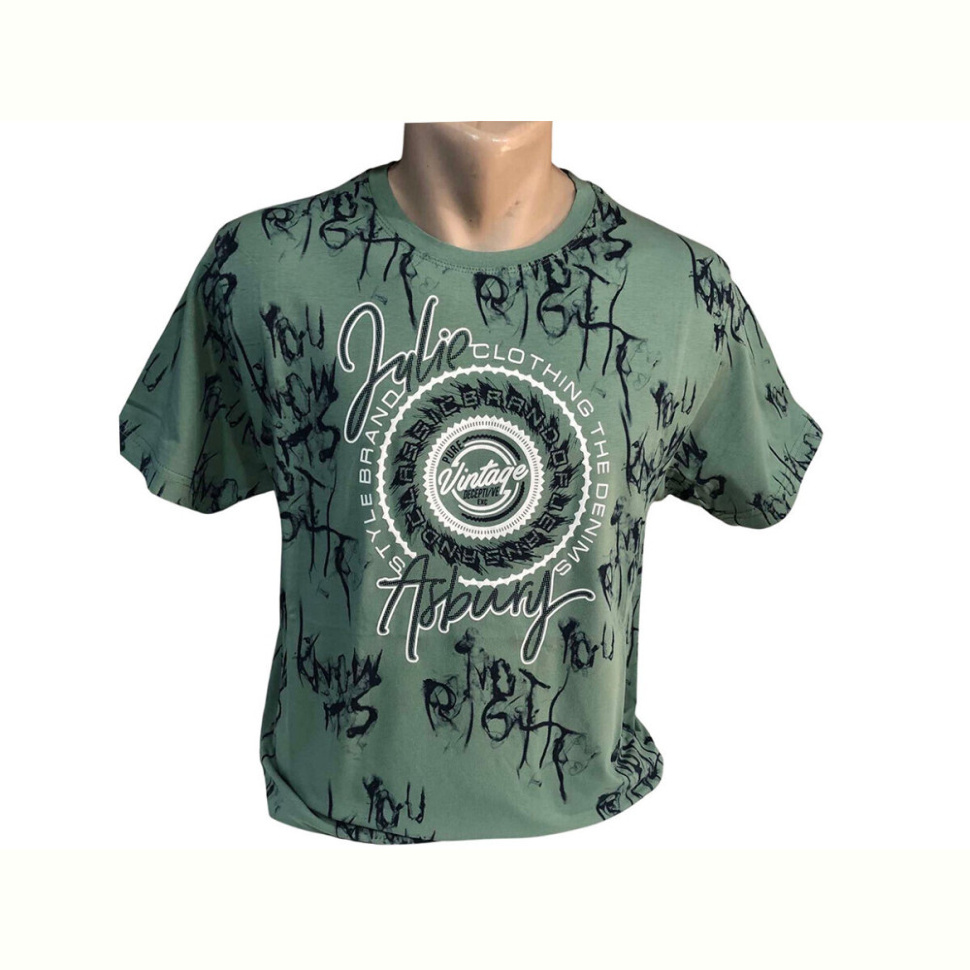 Футболка TurkishBrend 23008 зелений