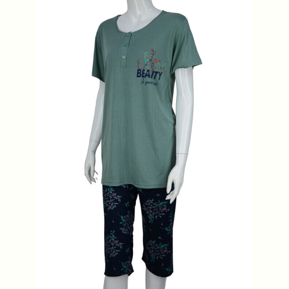 Пижама Obuvok 10302 green (04066)