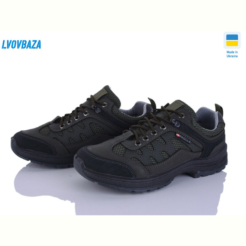 Кроссовки Lvovbaza Paolla ПАТ2-3713 хакі сітка