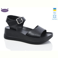 Босоножки Garti 0179 чорна шкіра