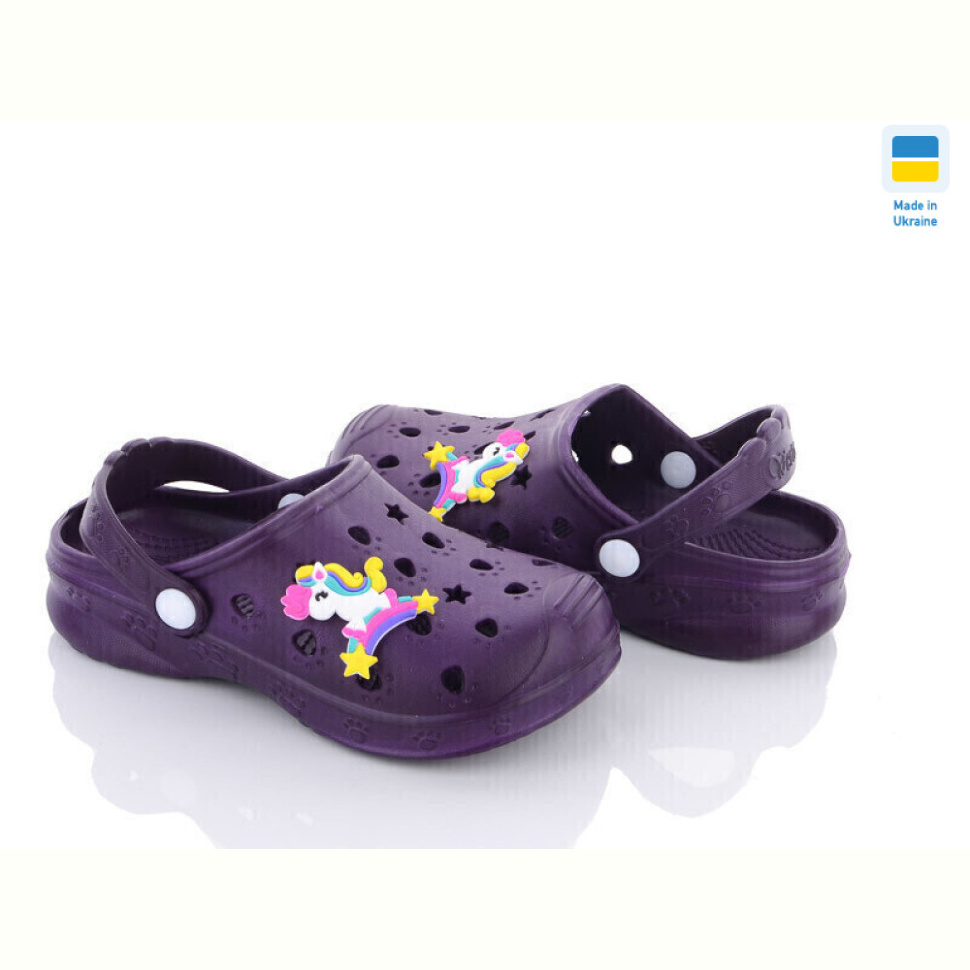 Кроксы Golden Lion Крокс дит. фіолетовий