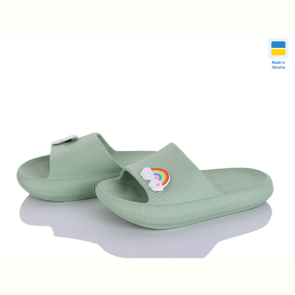 Шлепки Inblue 022 зелений