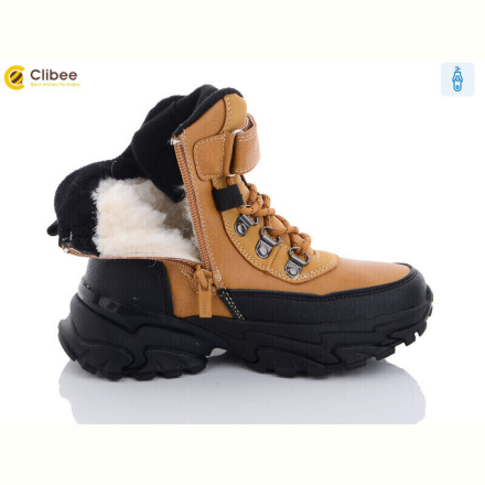 Ботинки Clibee HC357 camel-black