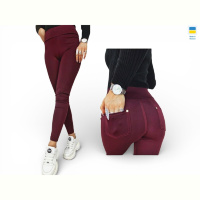 Лосины Sport style 531 бордо