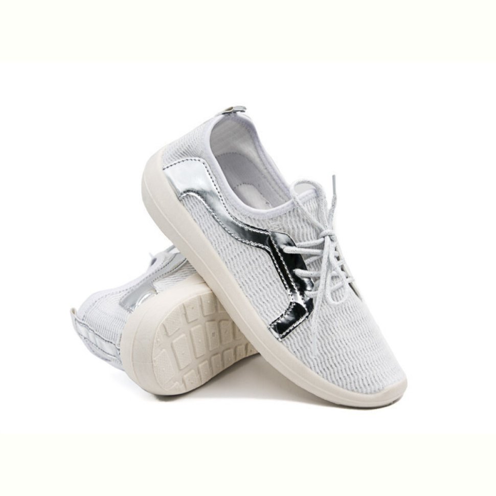 Кроссовки Violeta 4-482 white-silver
