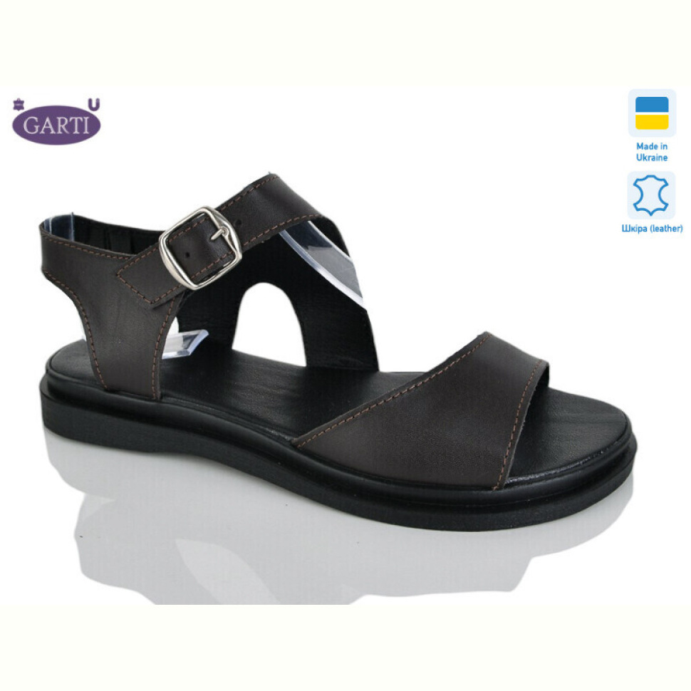 Босоножки Garti 138 коричнева шкіра