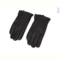 Перчатки RuBi X5-1 black шкіра олень вовна