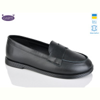 Туфли Garti 414 чорна шкіра