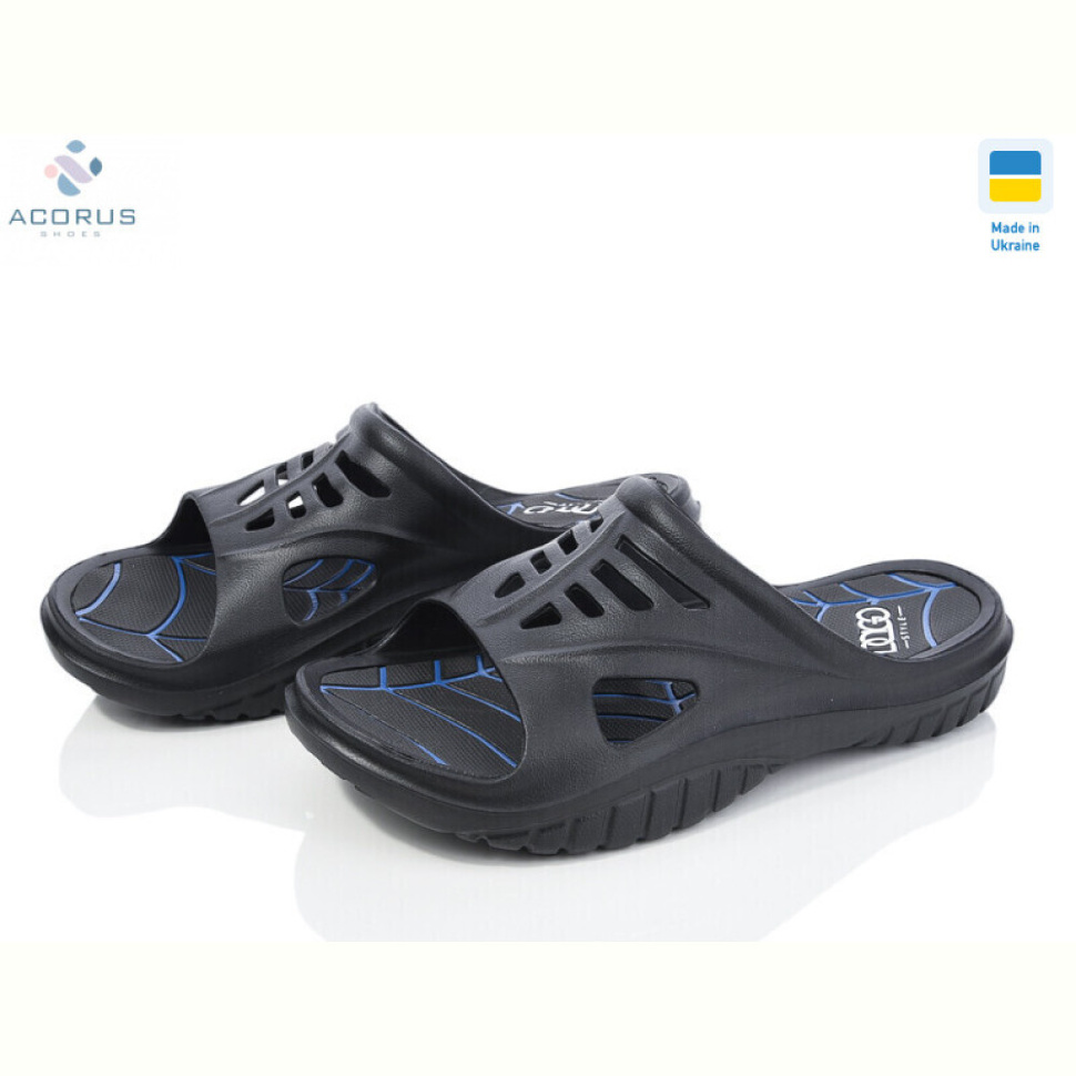 Шлепки Acorus 126 чорний