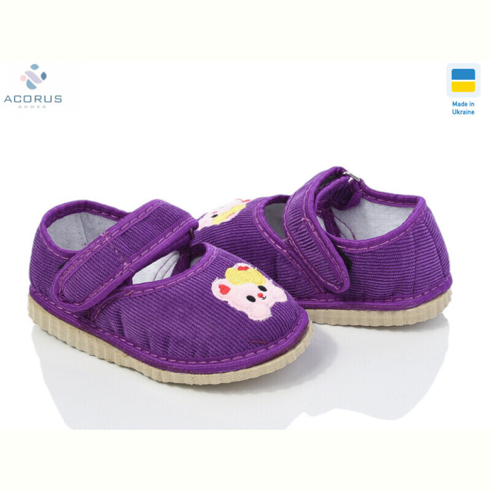 Тапки Acorus Глазки фіолет