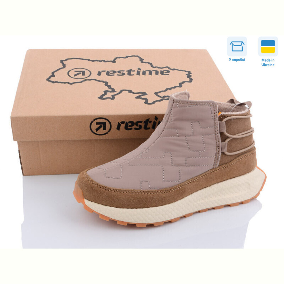 Ботинки Restime TWZ23235 beige