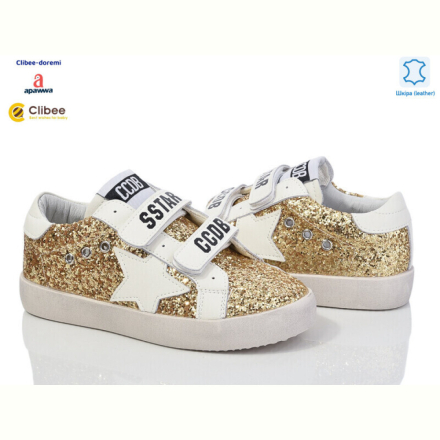 Кроссовки Clibee-Doremi A22006 gold