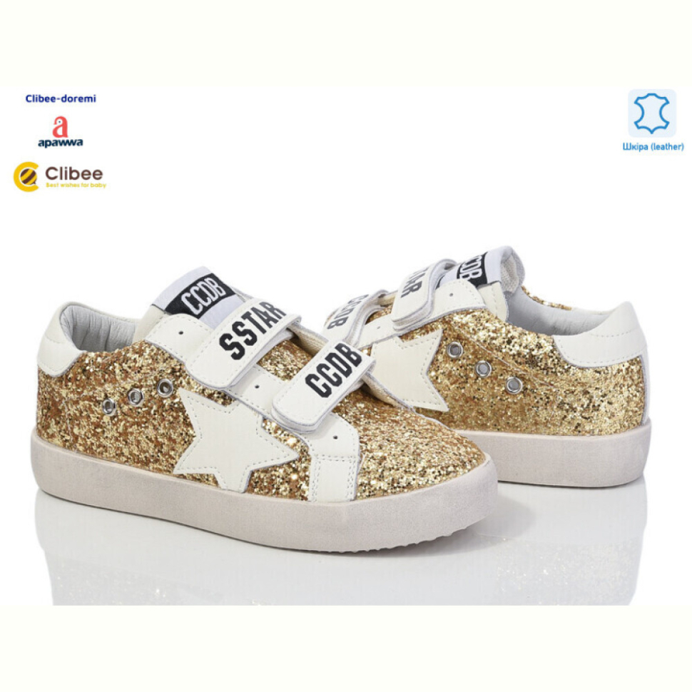 Кроссовки Clibee-Doremi A22006 gold