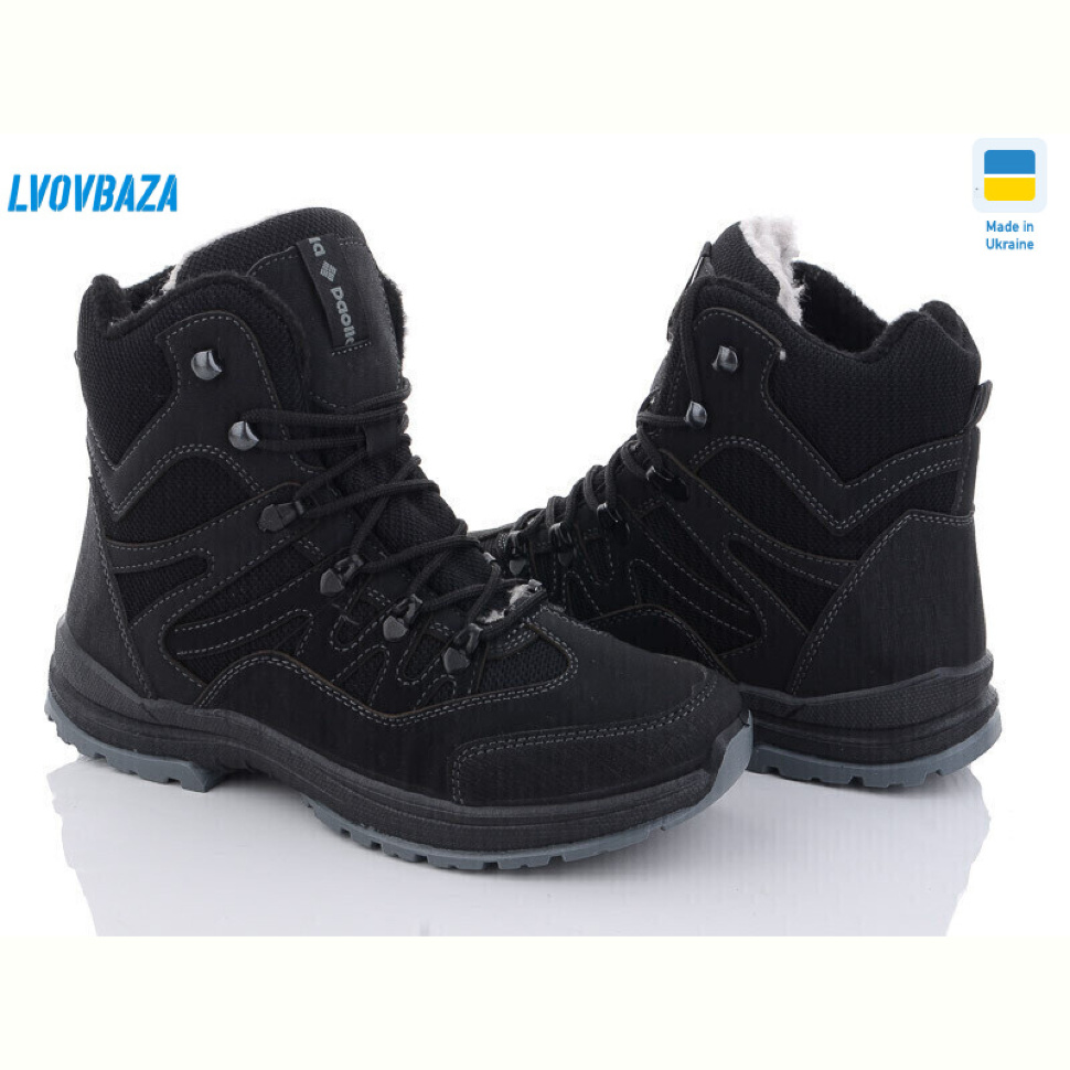 Ботинки Lvovbaza Paolla ПАТ3-6113 чорний