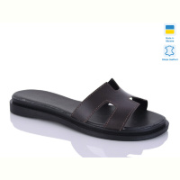 Шлепки Sali 501 корич.к.