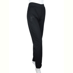Спортивные брюки Obuvok A683 black флис (04892)