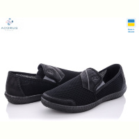 Слипоны Acorus М81 черный