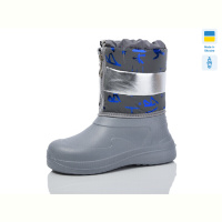 Сапоги из пены Крок 19Д-28 сіро-синій
