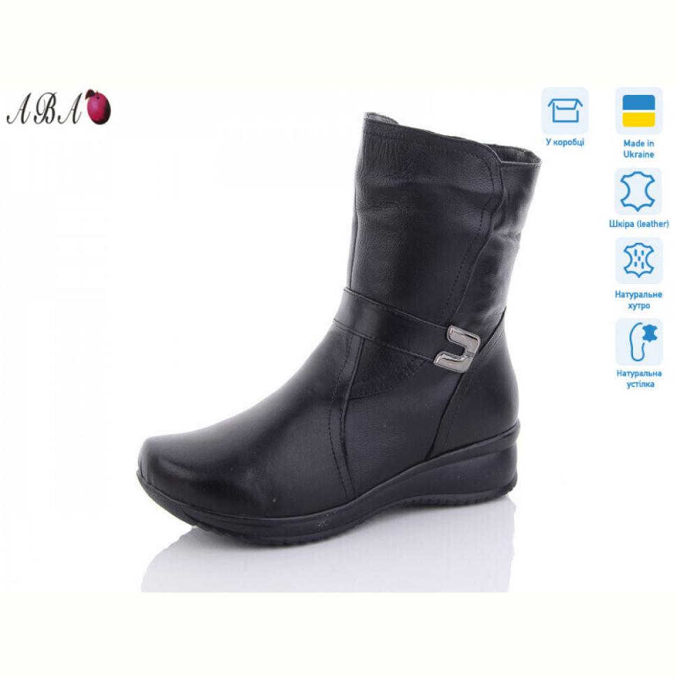 Ботинки Aba 729 чорний
