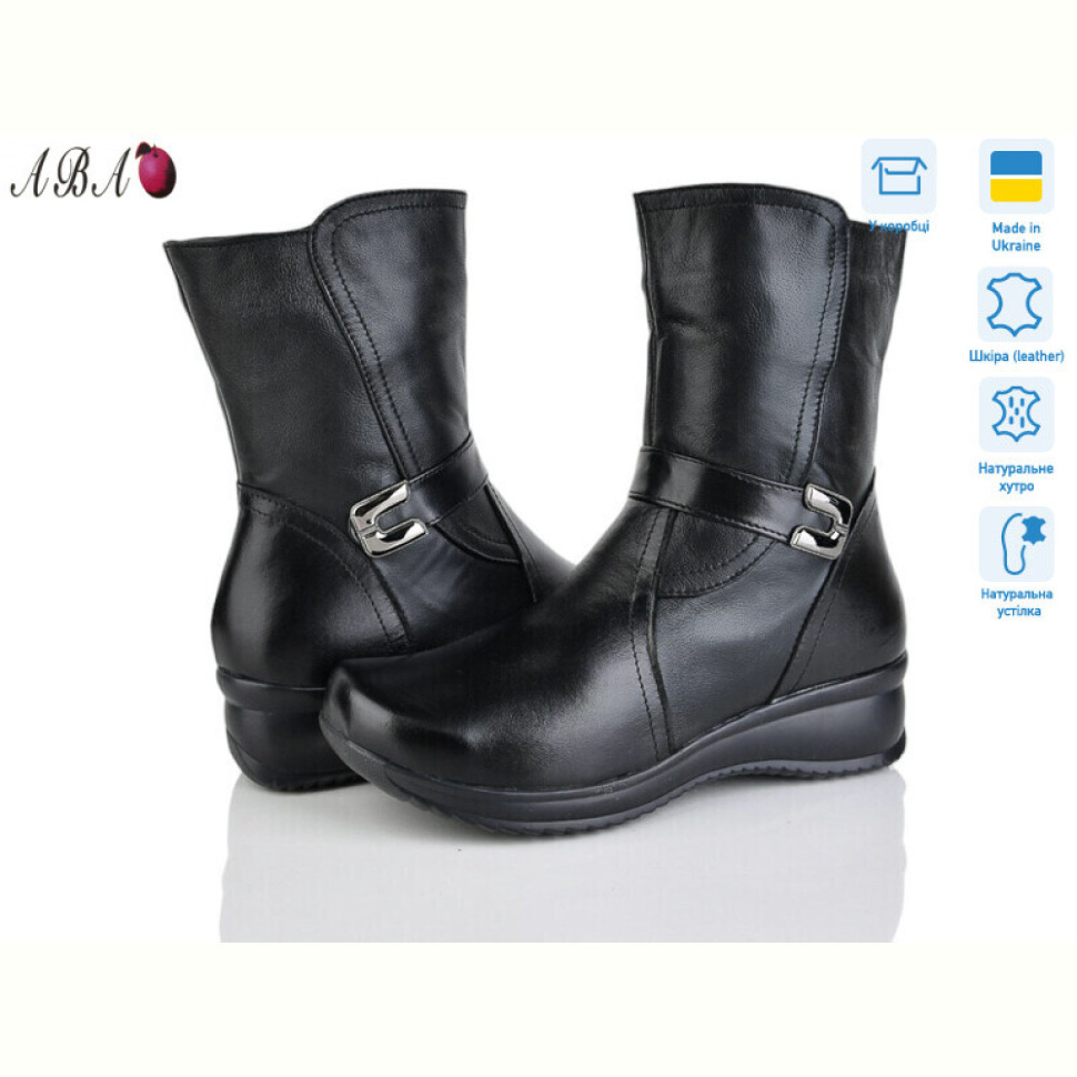Ботинки Aba 729 чорний Ботинки Aba 729 чорний
